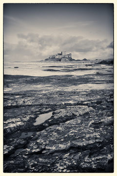 Bamburgh Castle Mono D810_013_1386