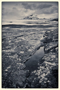 Bamburgh Castle Mono D810_013_1390